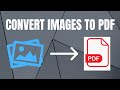How to Convert Images to PDF in iPhone or iPad