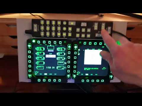 Connect Thrustmaster Cougar MFDs with UFC to monitor for A-10C Warthog in DCS Flight Sim