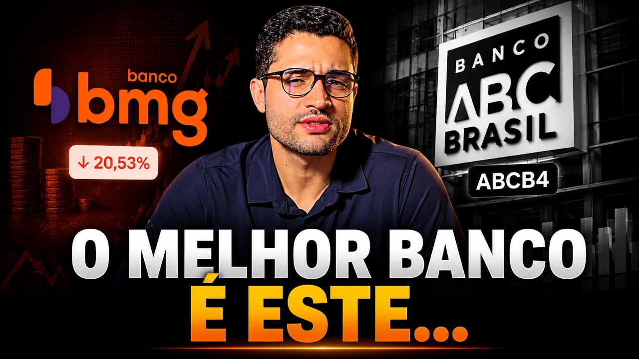 COMPAREI OS BANCOS PEQUENOS DA BOLSA: BMGB4 BRSR6 BMEB4 PINE4 E ABCB4. QUAL DELES EU COMPRARIA?