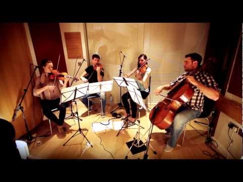 Live String Quartet Performance - Laszlo - Zeitgeist  ( Lydian Label Sessions ) HD