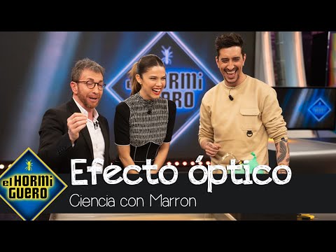 Marron crea un efecto óptico perfecto: ¿es un tubo de plástico o un chorro de agua? - El Hormiguero