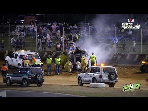 June 25th at TWW Cairns Speedway - Sprintcars heat 3 - Thunder in the Canefields