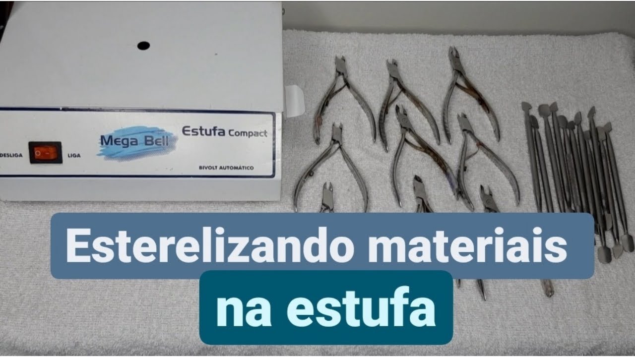 COMO ESTERELIZO MEUS ALICATES DE UNHA NA ESTUFA
