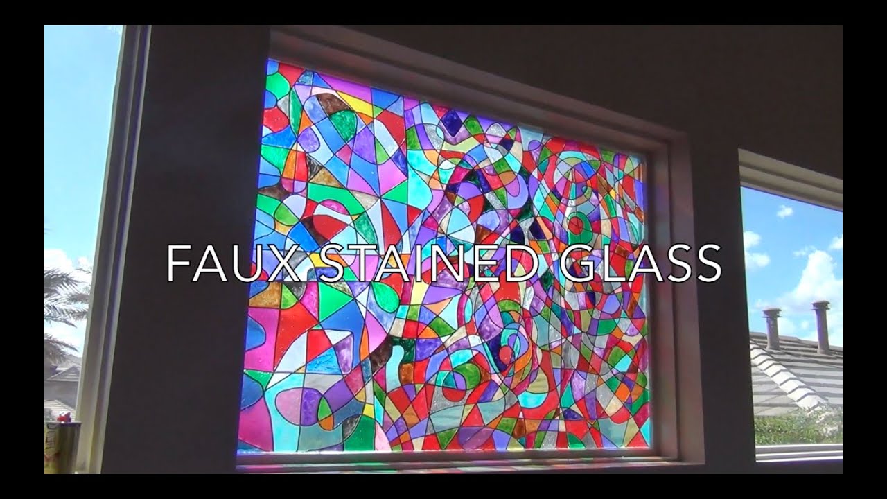 Faux Stained Glass Tutorial