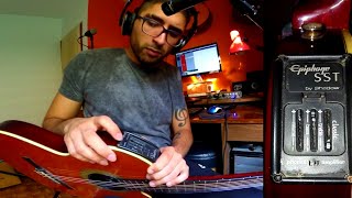Video thumbnail for Epiphone sst classic nylon (Shadow) | Review y Test de Sonido by Fabricio Gómez