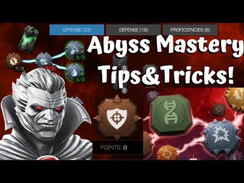 Abyss Masteries Tips and Tricks! Guide! Max These Out! - Marvel Contest of Champions