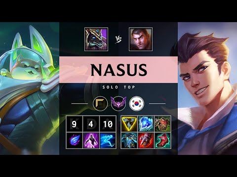 Nasus Top vs Jayce - KR Master Patch 25.18