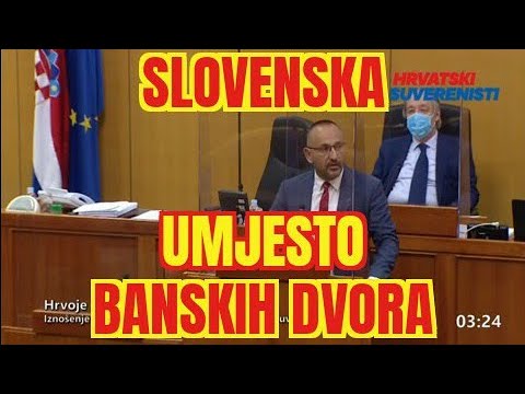 Nekoć Banski dvori, danas eslovena