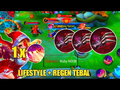RUBY EXP LANER LIFESTYLE + REGEN TEBEL BANGET‼️ USER RUBY COBA CARA INI ❗BUILD RUBY TERKUAT 2022 |