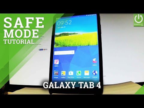 How to Enter Safe Mode SAMSUNG Galaxy Tab 4 - Quit Safe Mode