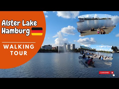 Alster, Hamburg, Deutschland. Wanderung