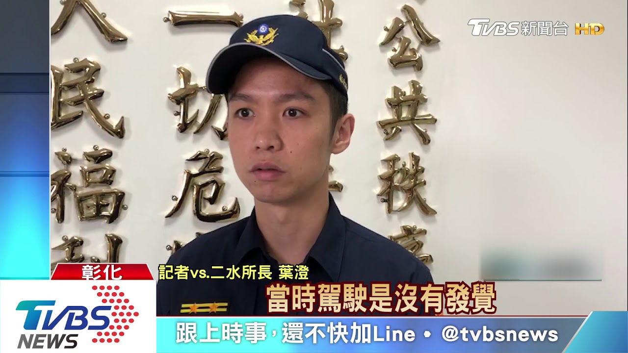 有神快拜!砂石車閃過機車伯 撞破廟牆人無傷