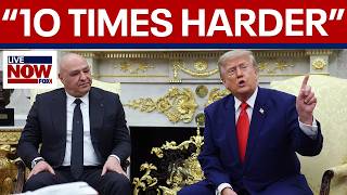 BREAKING: Trump says US will hit Iran 10x harder after meeting with Lebanese president 