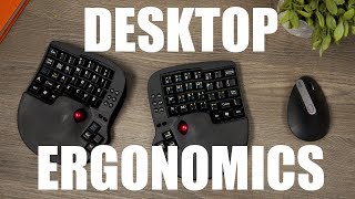 How to Avoid Wrist Pain with Desktop Ergonomics - Logitech MX Vertical Mouse &amp; Key Mouse Track