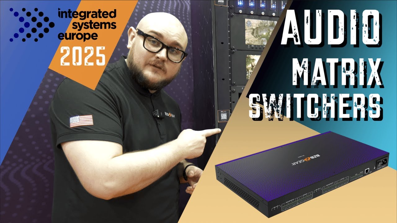 Ultimate Audio Control - Advanced 8x8 & 16x16 Audio Matrix DSP #ISE2025