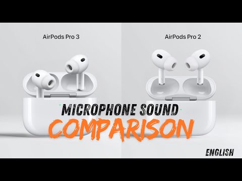 AirPods Pro 3 VS Pro 2 - Microphone Sound Test (English)