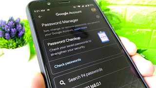 How to know all password saved in your google account