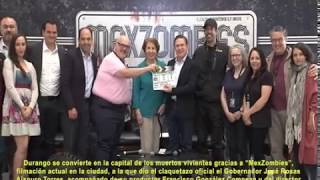 DA EL GOBERNADOR AISPURO TORRES EL CLAQUETAZO OFICIAL DE LA PELÍCULA “MEXZOMBIES”