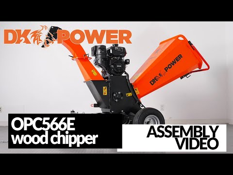 DK2 POWER | OPC566E 6-Inch 14 HP Wood Chipper with Electric Start | Assembly