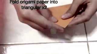 Origami beginner chicken beak (feat. Alyssa )