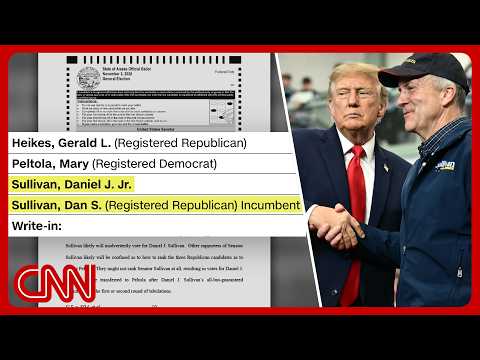 Trump DOJ sues to block AK Senate result if Dem wins