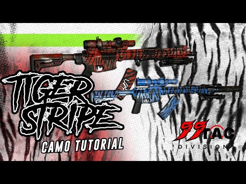 How To Tiger Stripe Camo Your Rifle DIY (EASY)