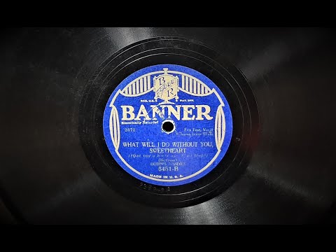 1929 "What Will I Do Without You, Sweetheart" by Dubin's Dandies aka Adrian Schubert's Salon Orch.