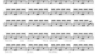 Earth Wind Fire-That`s The Way Of The World | Drum Score, Drum Sheet Music, 드럼악보