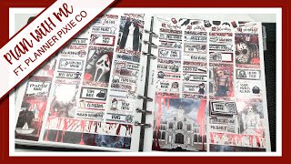 Plan With Me // Murder Squad (Planner Pixie Co)
