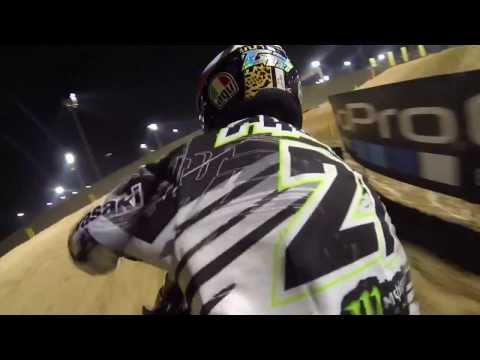 MXGP of Qatar 2014 GoPro   Gautier Paulin & Tyla Rattray   Motocross