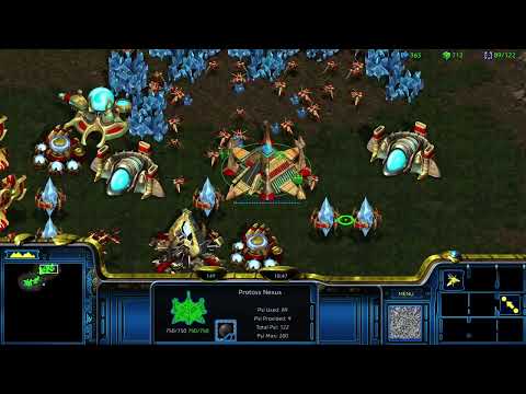 1 Protoss vs 7 Terrans Only Scouts Allowed (Starcraft Remastered)