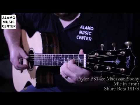 Taylor Guitars 2015 Presentation Series: PS14CE Macassar Ebony Demo & Review