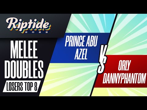 Prince Abu/Azel vs. DannyPhantom/ORLY - Melee Doubles Losers Top 8 - Riptide 2022