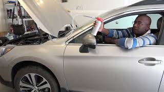 Subaru Outback intake valve cleaning with CRC