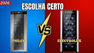 PHILCO PAD12E vs ELECTROLUX ACB12: Qual é a  MELHOR ADEGA de 12 GARRAFAS?
