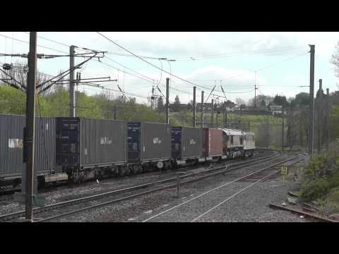 92011 with 66156 DIT 4m63 Mossend - Hams Hall 30th April 2012