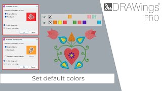 How to Set Default Fill and Outline Colors