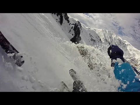 Big Fall on Harakiri- Austria’s Steepest Slope. Shot on GoPro