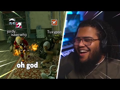 When goofballs play in a Rainbow Six Siege tournament...