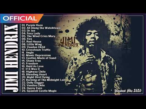 Jimi Hendrix Greatest Hits Full Album  - Very Best Songs Of Jimi Hendrix Nonstop Playlist