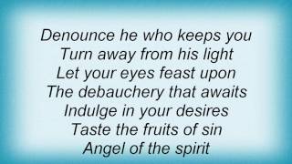 Immolation - Your Angel Died Lyrics