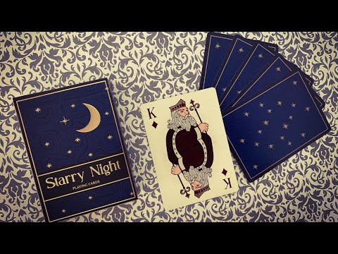 Starry Night - Elephant Playing Cards - Deck Review!