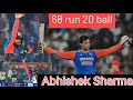 India Vs New Zealand T20 Abhishek Sharma Fastest 50