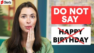 Different ways to wish “Happy Birthday&quot; | Use these alternatives to sound like a native #Shorts