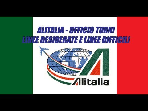 Alitalia Office Shifts between desired lines and "difficult" lines