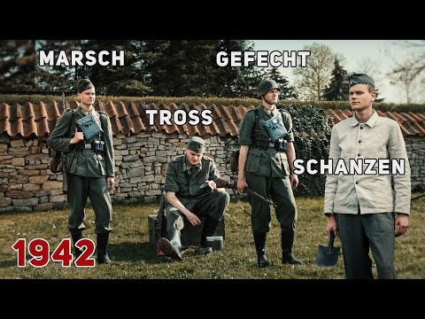 Wehrmacht 1942: Was trägt der Soldat im Gefecht & zum Arbeiten?