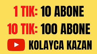 Abone Hilesi Çok Kolay  10 Dakikada 100 Abone 202