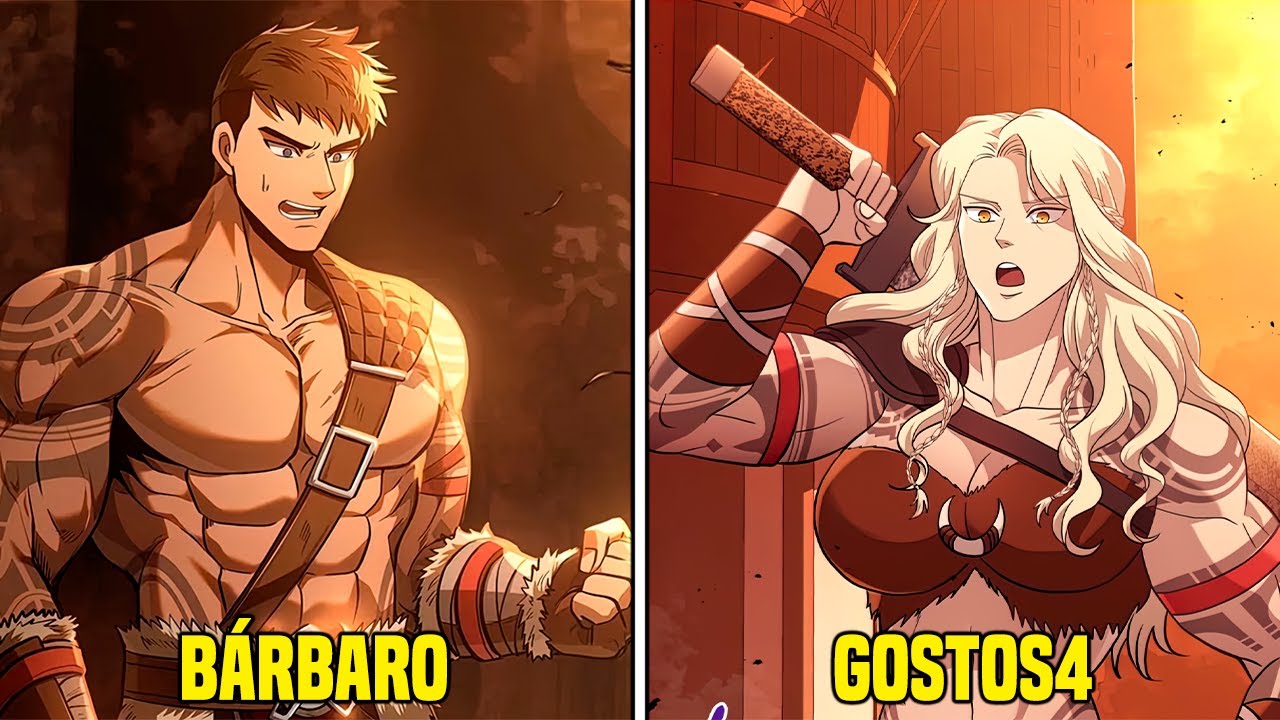 Fracassado Reencarna como BÁRBARO GIGANTE e Se Junta a uma Musculosa Linda em uma Dungeon