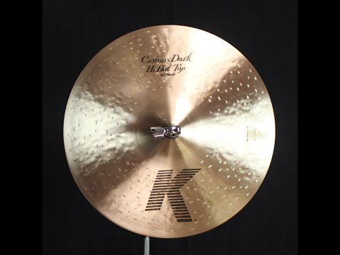 Zildjian 14" K Custom Dark Hi Hats - 1063g/1260g (video demo) image 2