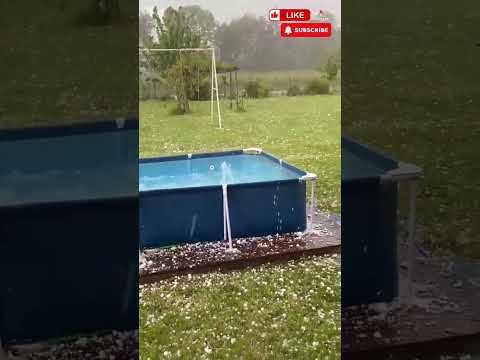 Massive hailstorm hit Loncoche, Cautín Province, in the Araucanía Region, Chile 🇨🇱 (08.11... (Part 1